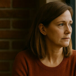 A divorced person reconnecting with a friend over coffee